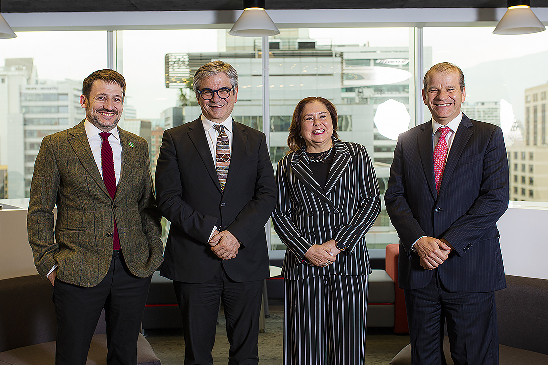 Diego Pardow, Mario Marcel, Gloria Maldonado y Julio Friedmann.